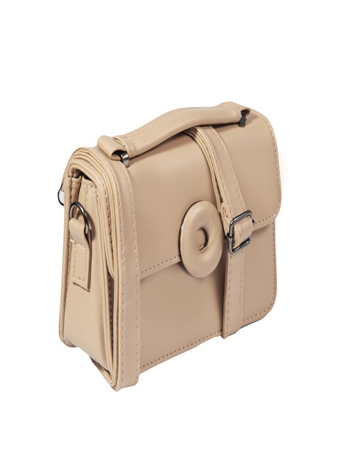Heartbeat Crossbody Sling Bag for Women | Stylish crossbody sling bag for girls/women |(Apricot/Peach) - Image 2